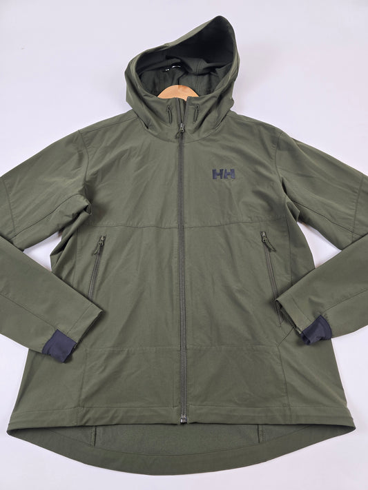Helly Hansen Blaze softshell hooded jacket army green Heren L