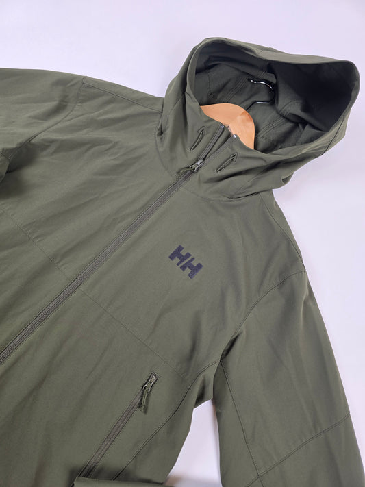 Helly Hansen Blaze softshell hooded jacket army green Heren L