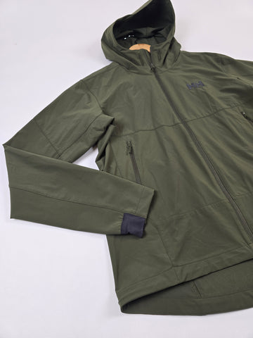 Helly Hansen Blaze softshell hooded jacket army green Heren L