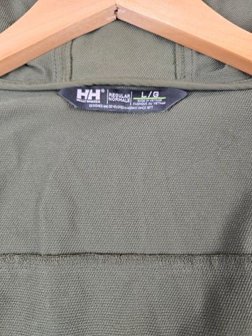 Helly Hansen Blaze softshell hooded jacket army green Heren L