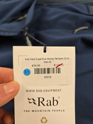 Rab New Superflux Hoody Tempest Blue Men M