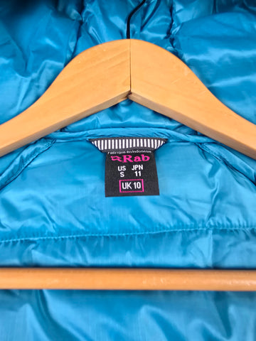 Rab Valiance Jacket Black Aquamarine Wmns 10