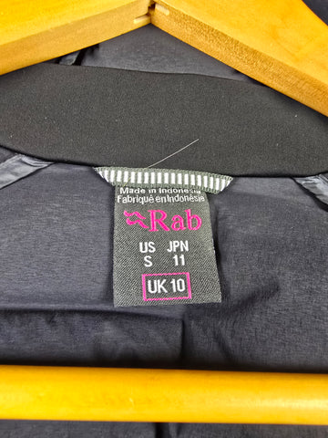 Rab Stretch Down Parka Black Wmns 10