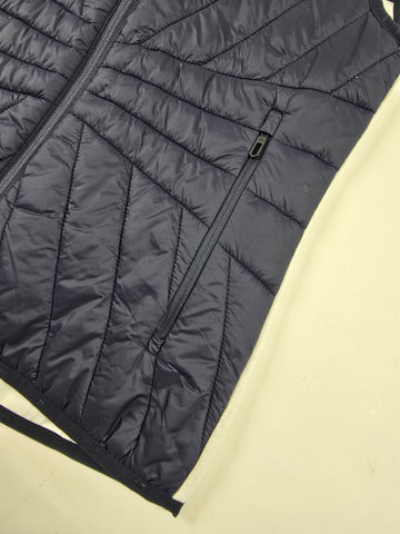 J.Lindeberg Holma Quilt Hybrid Vest Bleu Wmns S
