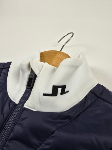 J.Lindeberg Holma Quilt Hybrid Vest Bleu Wmns S