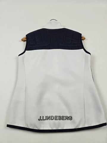 J.Lindeberg Holma Quilt Hybrid Vest Bleu Wmns S