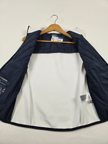 J.Lindeberg Holma Quilt Hybrid Vest Bleu Wmns S