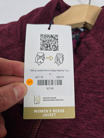 Nexus Jacket Wmns Deep Heather Size 12