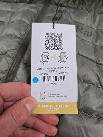 Microlight Alpine Jacket Light Khaki heren M