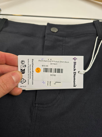 Black Diamond W Pursuit Short Black Dames S