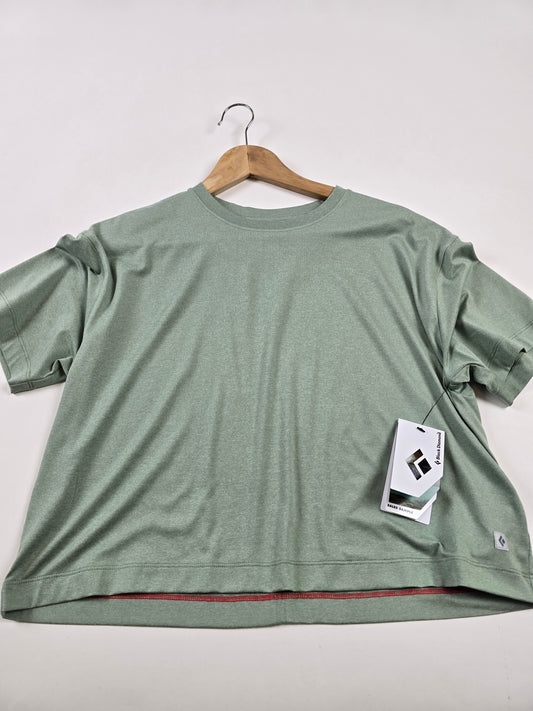 Black Diamond W Circuit SS Tee Agave Dames S