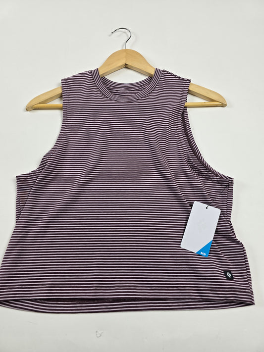 Black Diamond W Stripe Tank Fig Dames S