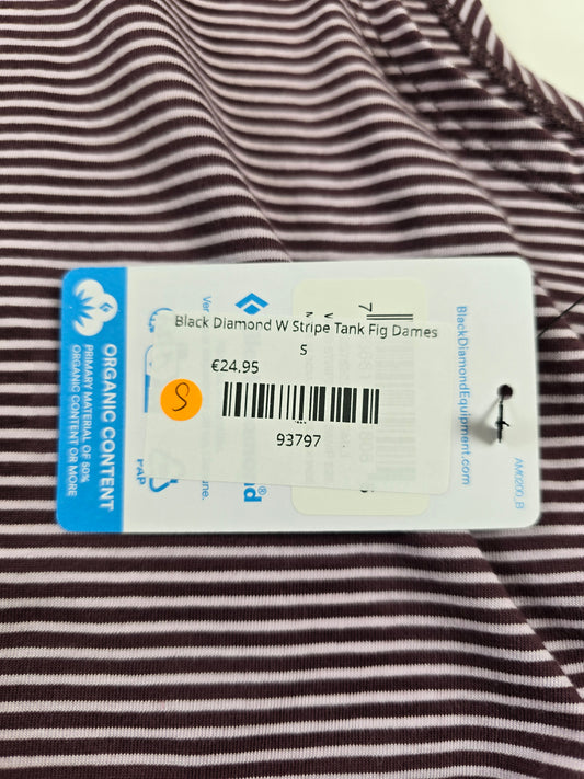 Black Diamond W Stripe Tank Fig Dames S