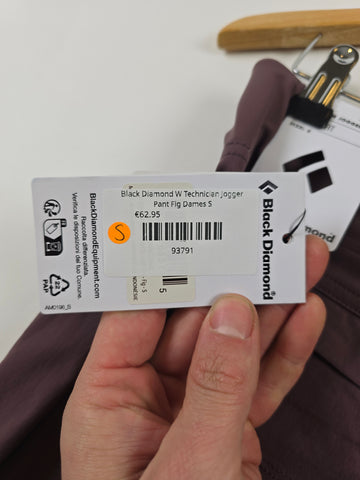 Black Diamond W Technician Jogger Pant Fig Dames S