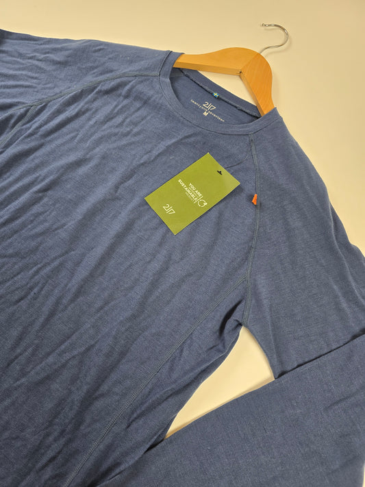 2117 of Sweden Merino long sleeve Navy Heren M
