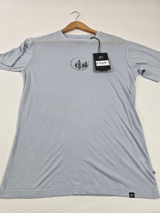 2117 of Sweden Tista T-shirt Pearl blue Heren M
