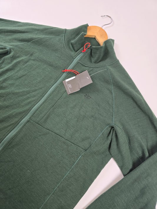 2117 of Sweden Merino jacket Forest green Heren M