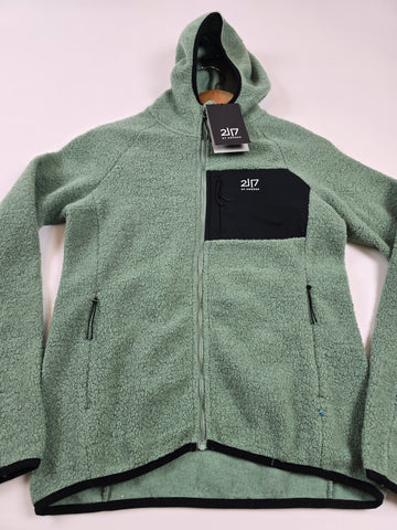 2117 of Sweden Skord pile hoodie Vintage green Dames S
