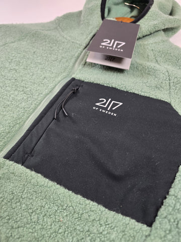 2117 of Sweden Skord pile hoodie Vintage green Dames S