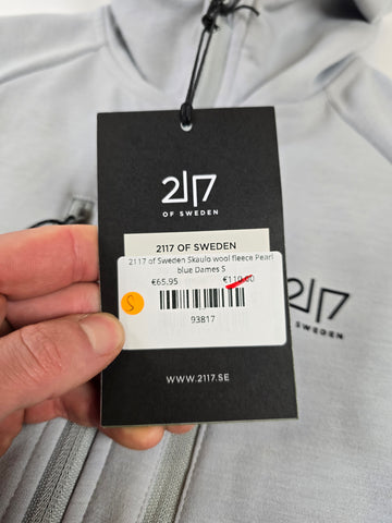2117 of Sweden Skaulo wool fleece Pearl blue Dames S