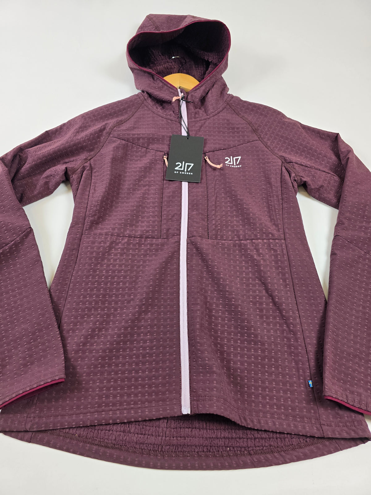 2117 of Sweden Mellom softshell jacket Wine red Dames S