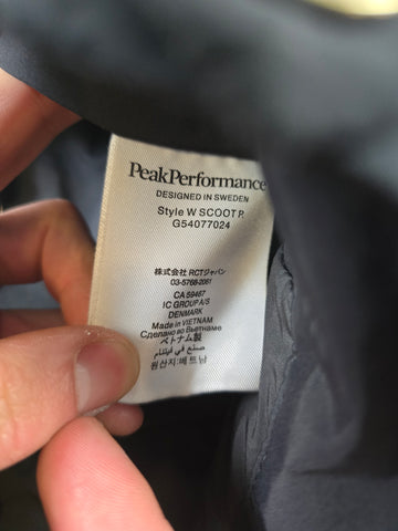 Peak Performance Scoot Pants Zwart Dames XS