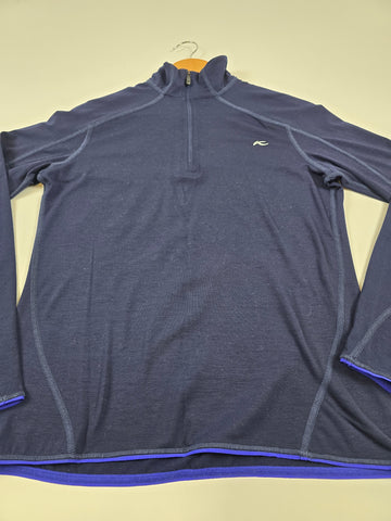 Kjus Trace Half Zip Fleece Blauw Dames L