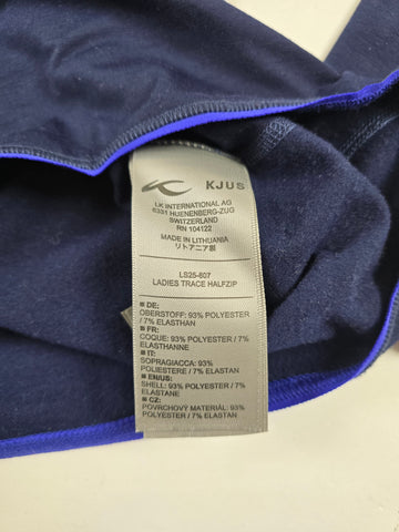 Kjus Trace Half Zip Fleece Blauw Dames L