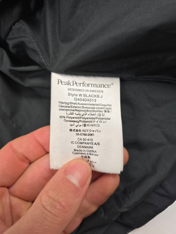 Peak Performance Black Burn Jacket Grijs Dames L