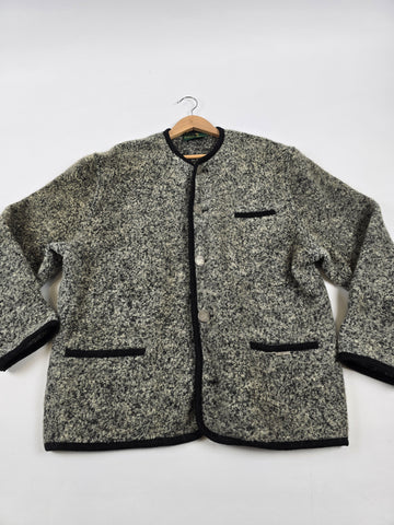 Giesswein Wool Cardigan Grijs Uni L
