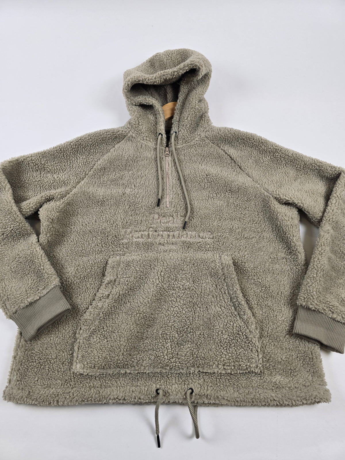 Peak Performance Original Pile HZ Hood Beige Dames XL