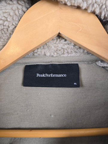 Peak Performance Original Pile HZ Hood Beige Dames XL