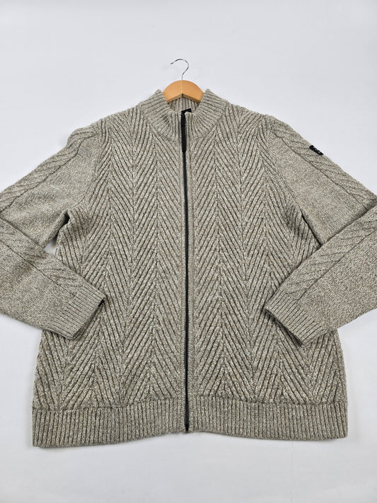 VanGuard Zip Jacket Wool Blend Beige Heren XL