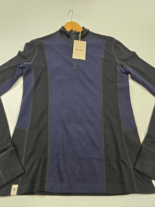 Ulvang Peak Map Half Zip Baselayer Navy Blue Men M