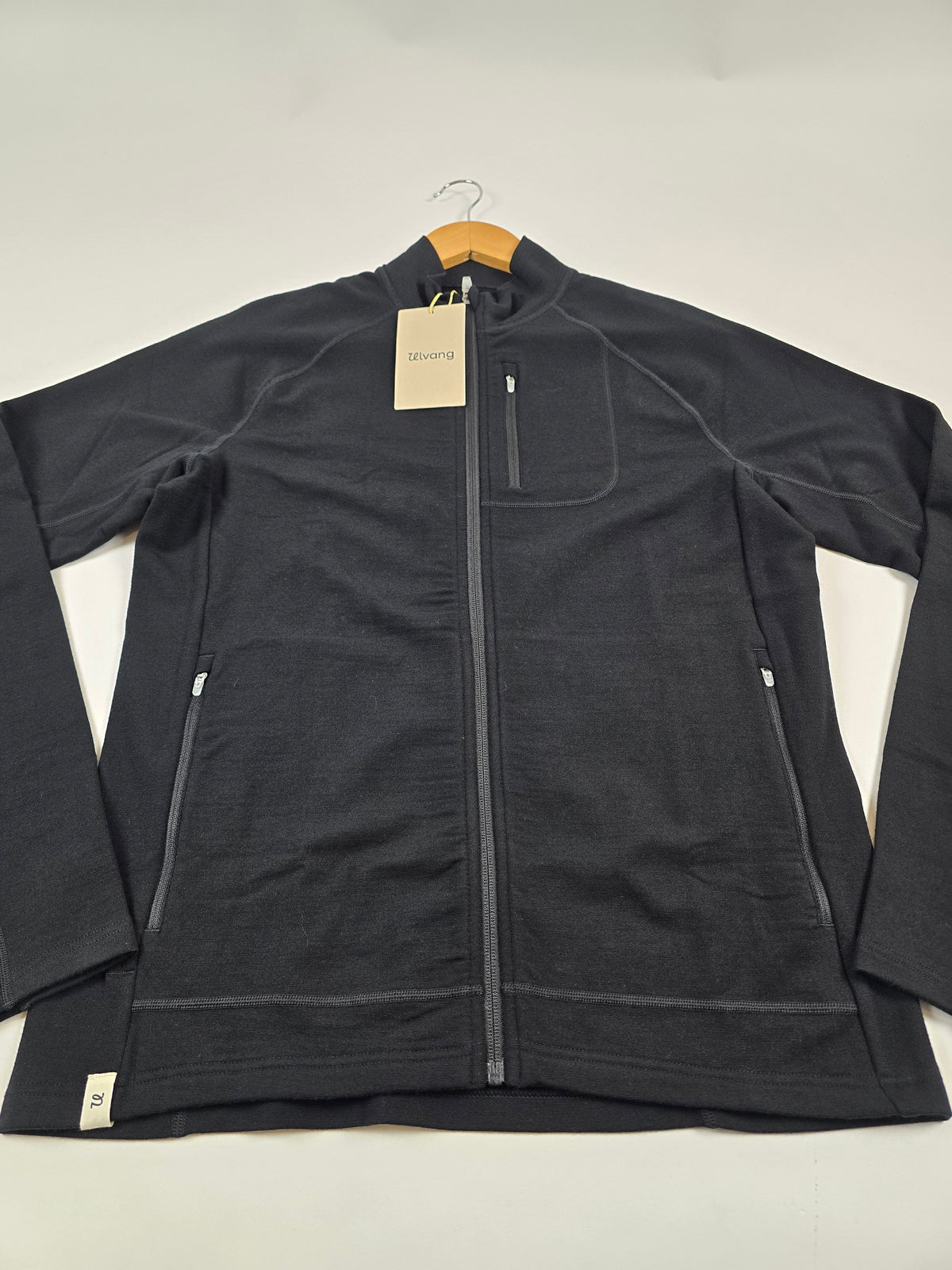 Ulvang Alltime Bridge Full Zip Midlayer Black Men M