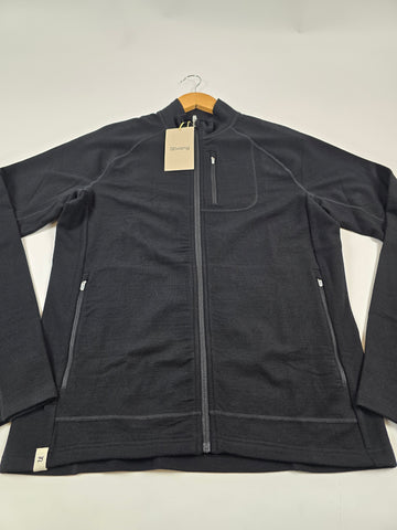 Ulvang Alltime Bridge Full Zip Midlayer Black Men M