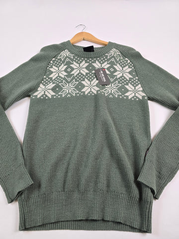Ulvang Rav Kiby Roundneck Sea Spray Vanilla Men M