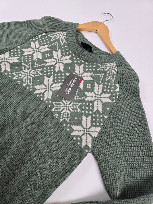 Ulvang Rav Kiby Roundneck Sea Spray Vanilla Men M