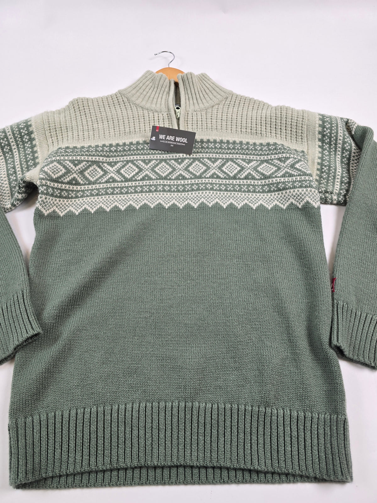 Ulvang Marius Half Zip Sea spray green melange Men M