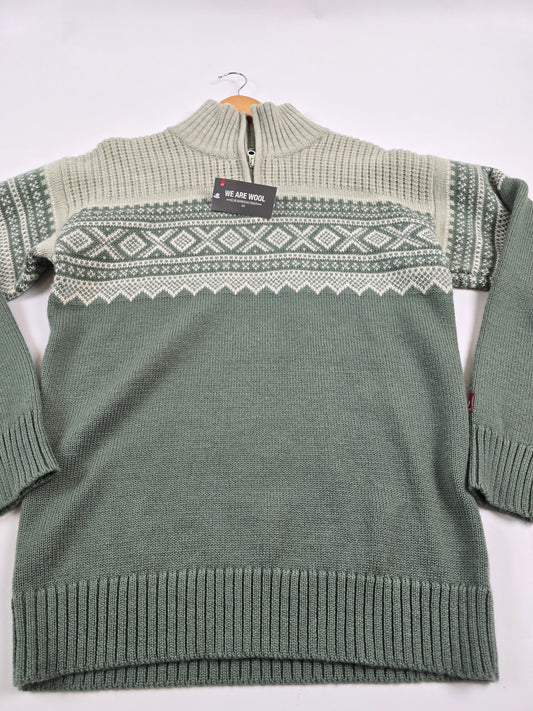 Ulvang Marius Half Zip Sea spray green melange Men M