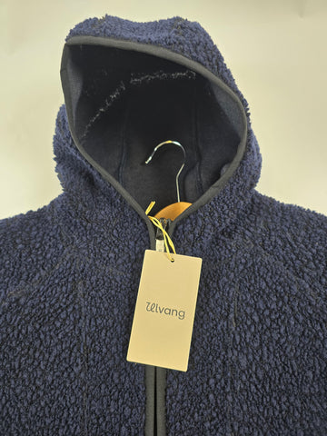 Ulvang Re Orbit Hooded Half Zip Wool Pile Navy Blue Men M