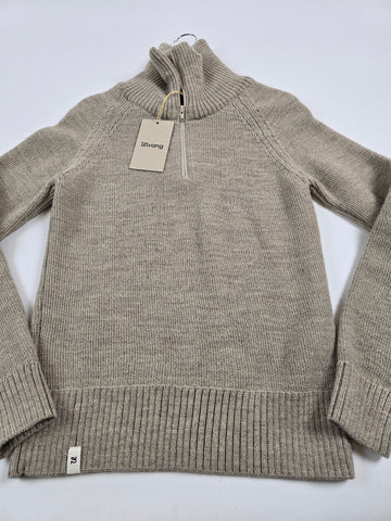 Ulvang All time Graze Half Zip Sweater DK Sand Womens S