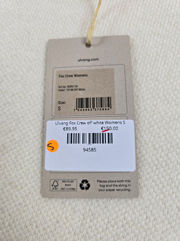 Ulvang Fox Crew off white Womens S