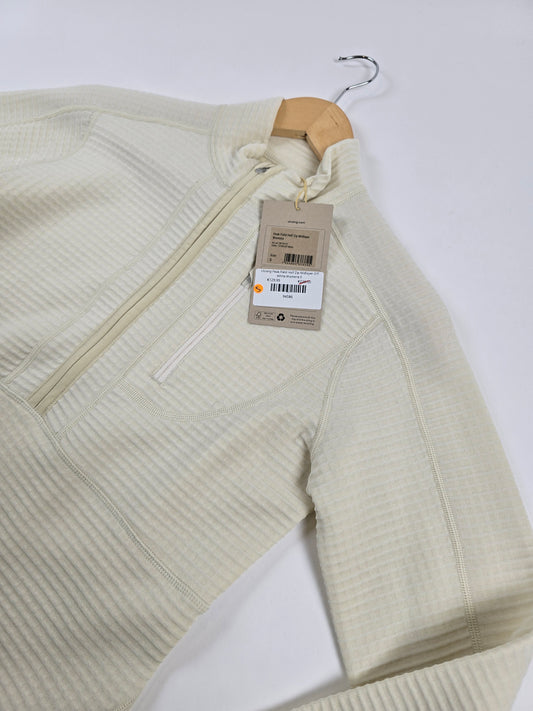 Ulvang Peak Field Half Zip Midlayer Off White Womens S