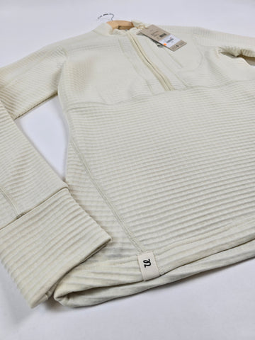 Ulvang Peak Field Half Zip Midlayer Off White Womens S