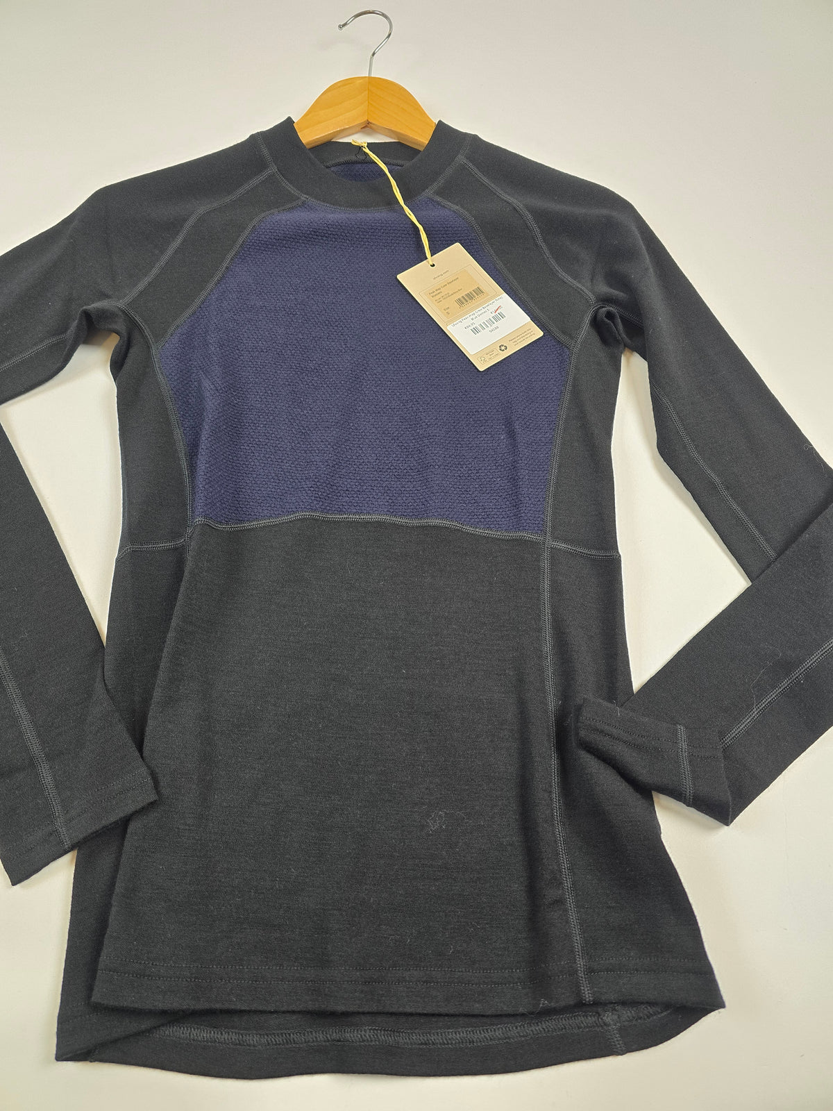 Ulvang Peak map Crew Baselayer Navy Blue Dames S