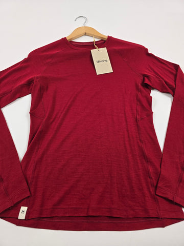 Ulvang Hero Crew Baselayer Biking Red Womens M