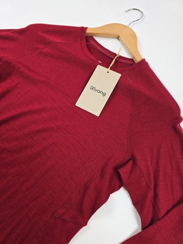 Ulvang Hero Crew Baselayer Biking Red Womens M