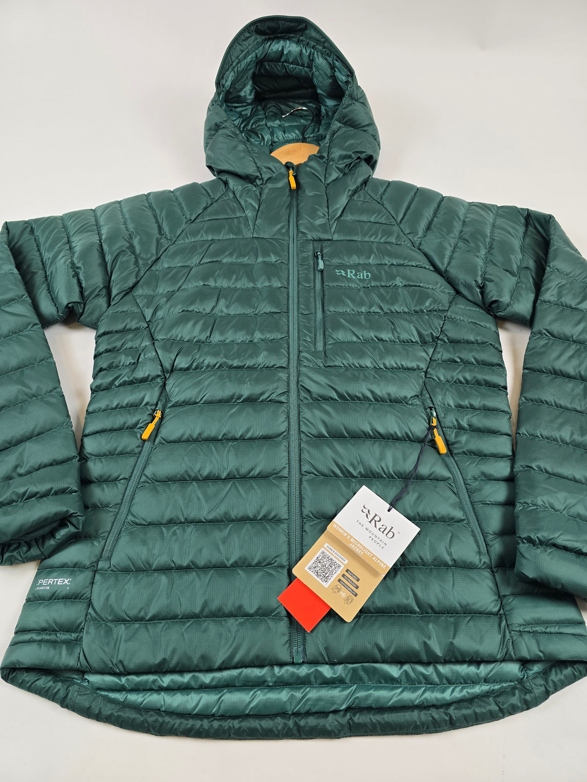 Rab Microlight Alpine Jacket Wmns Green Slate Dames M