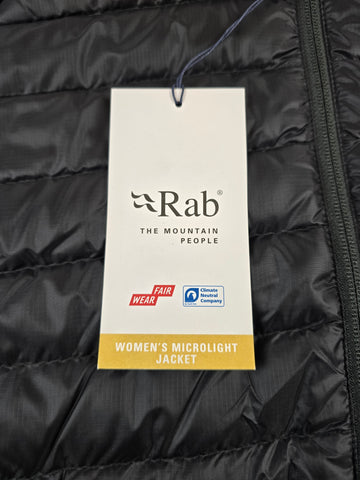 Rab Microlight Jacket Wmns Black Dames M